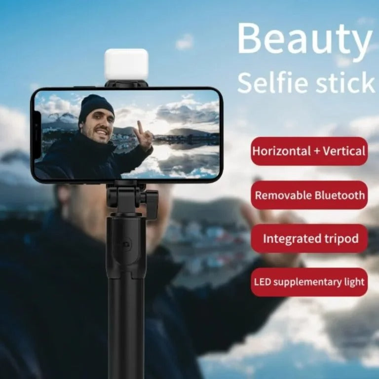 BX-361 Super Long 1700mm Selfie Stick + Tripod Stand