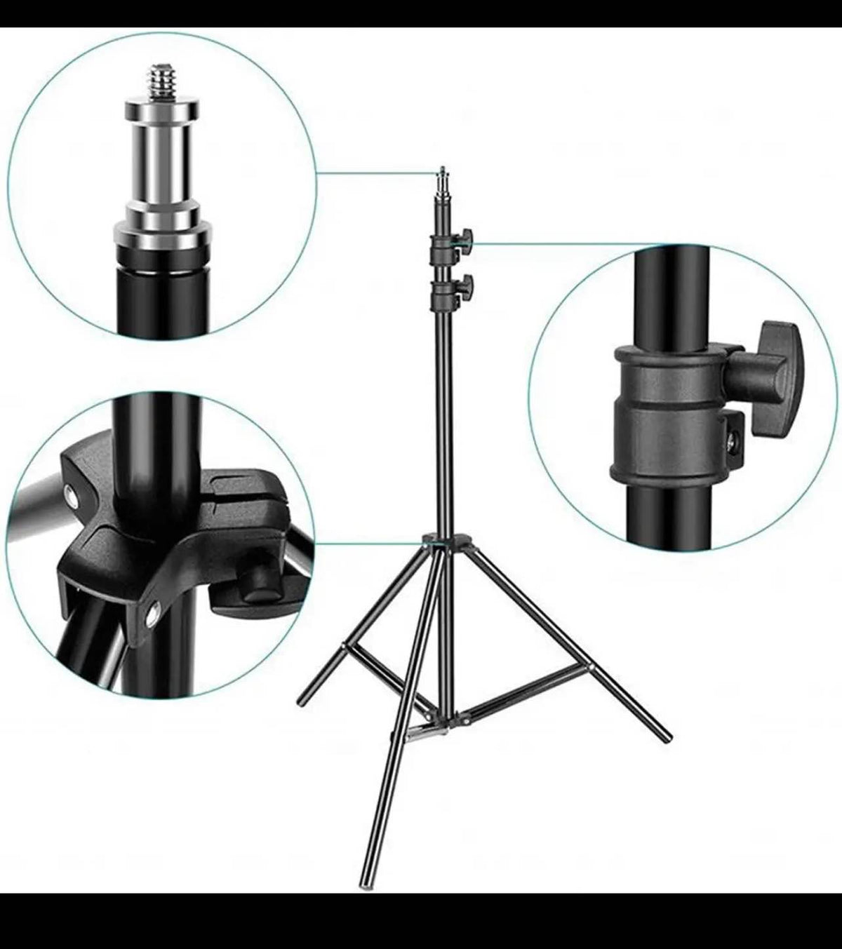 PLOKAMA Live P-19 LED Fill Light with 7ft Stand