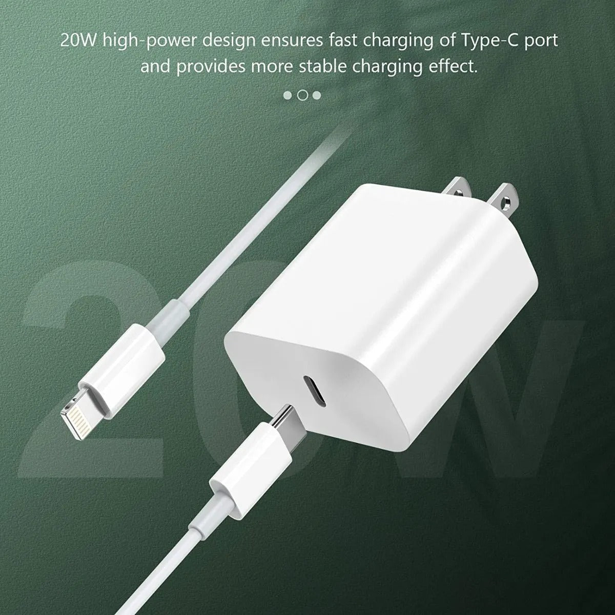 Original Apple 20W USB-C Power Adapter (2-Pin) | Type-C Wall Adapter UK Plug