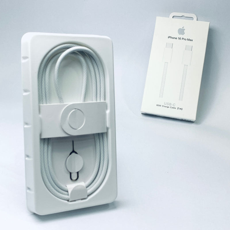 Apple 16 Pro Original Charging Cable – 60W USB-C Fast Charging & Data Cable