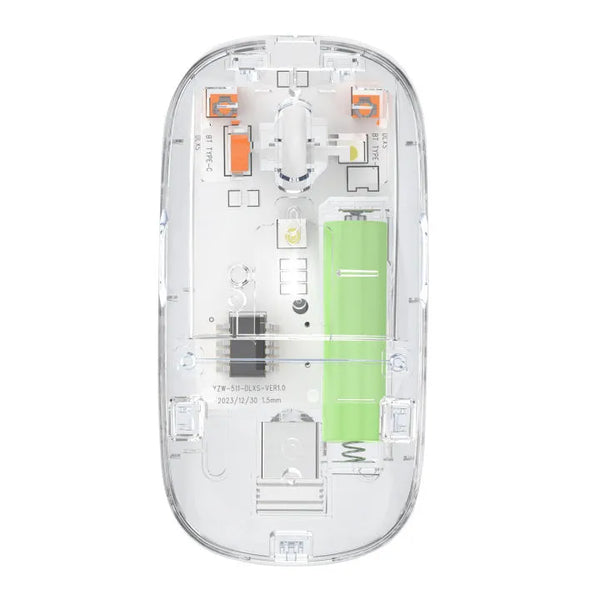 Transparent Dual-Mode Rechargeable Wireless Mouse